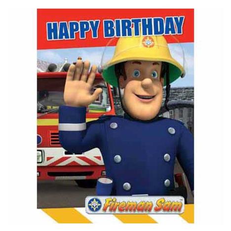 Happy Birthday Fireman Sam Birthday Card £0.99